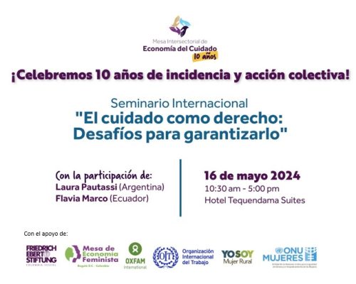 Seminario Internacional “El cuidado como derecho: desafíos para garantizarlo”